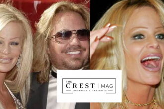 Lia Gerardini and Vince Neil at the 2006 ESPY Awards red carpet, Los Angeles