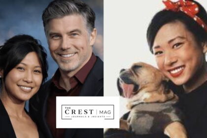 Darah Trang and Anson Mount at a red carpet event in 2017