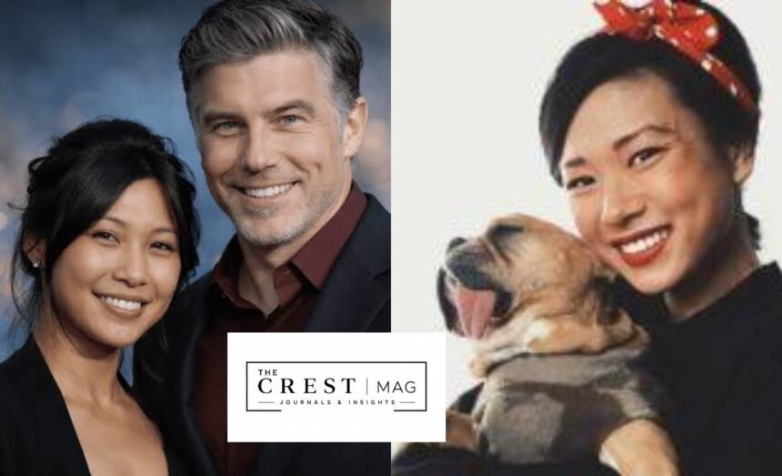Darah Trang and Anson Mount at a red carpet event in 2017