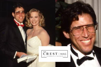 Bruce Oppenheim and Cybill Shepherd at the 1988 Golden Globe Awards, Beverly Hilton Hotel, Beverly Hills