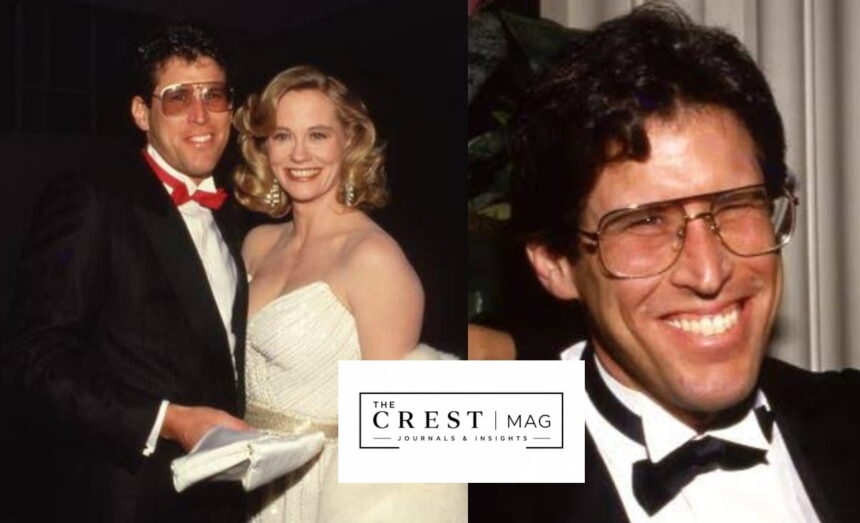 Bruce Oppenheim and Cybill Shepherd at the 1988 Golden Globe Awards, Beverly Hilton Hotel, Beverly Hills